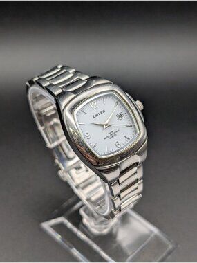 Vintage Levi's Stainless Steel Quartz Ladies Watch, Square Cushion Case